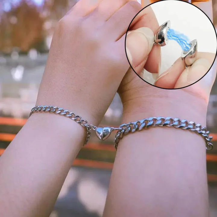 2pcs%20Heart%20Magnet%20Attract%20Couple%20Bracelet%20-Love%20Charm%20Jewelry%20-Stainless%20Steel%20Cuba%20Chain%20Bracelet%20Lover%20Jewelry%20for%20Women%20Men%20-%20Image%203
