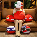 30cm Countryball Plush Toys Kawaii Stuffed Pillow Polandball European Union East Germany Canada Italy Switzerland Kid Room Decor. 