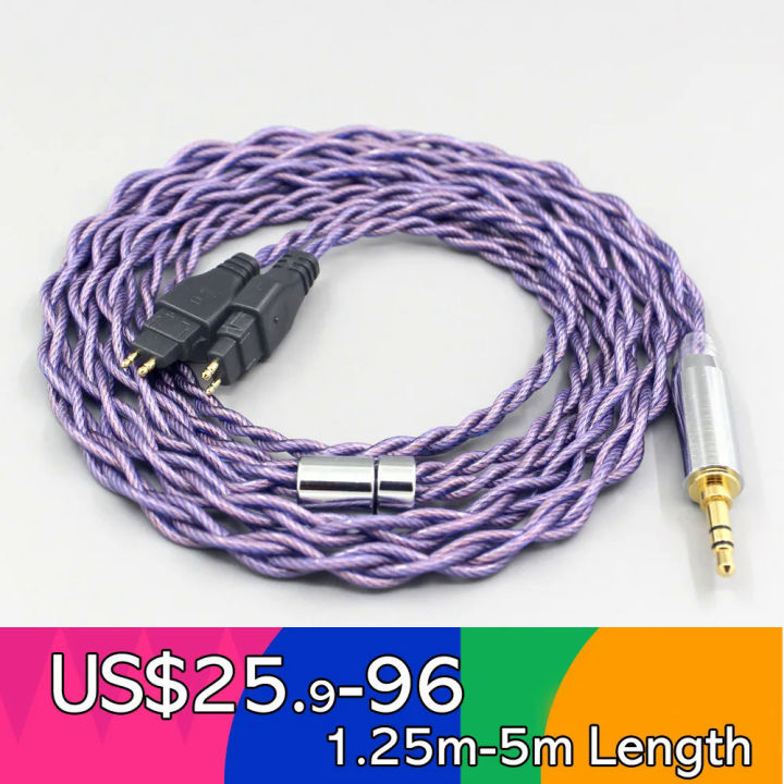Type2 1.8mm 140 cores Litz 7N OCC headphone earphone cable for Sennheiser hd580 hd600 hd650 hdxxx hd660s hd58x hd6xx ln007871