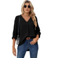 Refined Taste - Ladies New Design For Ladies Custom Logo Long Sleeve Pullover Solid Color Women Tops - Durabilty Assured. 