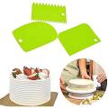 Plastic Cake Scraper-3pc set. 