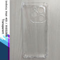 For Infinix Hot 40i / X6528B - USG Premium Silicone Case Crystal Clear Soft TPU Ultra-Thin Transparent Flexible Protective Mobile Phone Back Cover.
