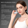 Magnetic Gua Sha Tool Stainless Steel Scraper Facial Massage Face Lift Skin Tightening Metal Contour Reduce Puffiness.