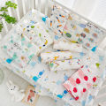 Fruit Pattern 120*110cm Muslin Swaddle Blankets Cotton 2 Layers Baby Blanket Newborn Baby Bath Towel Wrap Bedding.