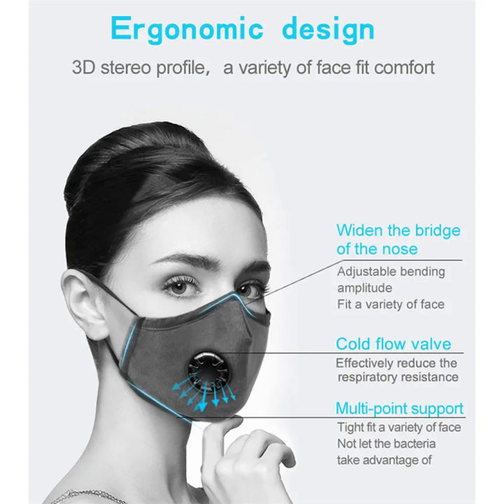 Reusable%20Washable%20Face%20Masks%20with10%20Replaceable%20Pm2.5%20Filter%20Mouth%20Dust%20Windproof%20Cotton%20Valve%20Respirator%20with%20Goggles%20Mask%20-%20Image%202