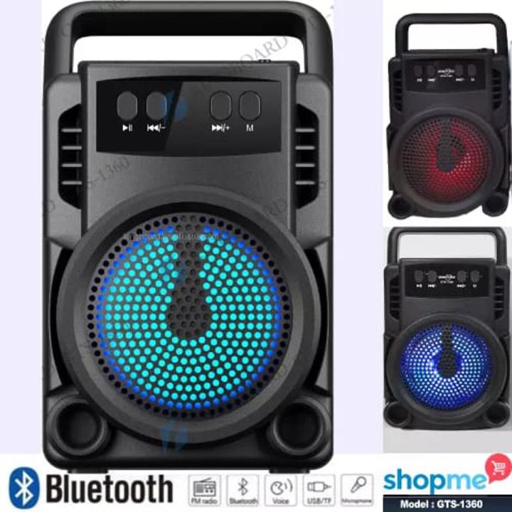 Bluetooth Rechargeable Speaker with FM Radio, TF Memory Card