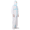 Coverall Disposable Isolation Suit for Staff Protective Clothing Dust-proof Coveralls Antistatic. 