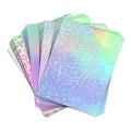 24 Sheets Vinyl Sticker Paper for Inkjet Printer - Printable Glossy Sticker Paper and Holographic Laminate Sheets. 