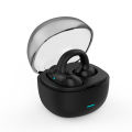 Tinzzi Open Ear Painless to Wearing Wireless Earbuds Single Ear Bluetooth 5.3 Earclip Earphones Touch Control HiFi Stereo Headphones with Mic and Charging Box.