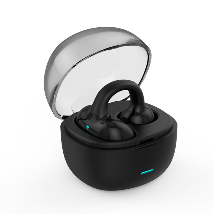 Tinzzi%20Open%20Ear%20Painless%20to%20Wearing%20Wireless%20Earbuds%20Single%20Ear%20Bluetooth%205.3%20Earclip%20Earphones%20Touch%20Control%20HiFi%20Stereo%20Headphones%20with%20Mic%20and%20Charging%20Box%20-%20Image%202