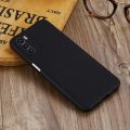 Motorola Moto G42, Slim Fit Silky And Soft Touch Finish Silicone Matte Finish TPU - Black (With Logo).