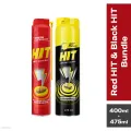 Godrej Hit Bundle (Red Hit Anti Cockroach Spray 400ml & Black HIT Jasmine Anti Mosquito Spray 475ml).