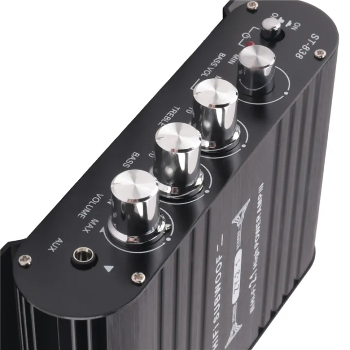 ST-838%20HIFI%20Amplifier%202.1%20Channel%20Car%20MP3%20Mini%20Amp%20AUX%20Input%20High%20and%20Low%20Bass%20Adjustment%20Super%20Bass%2020Wx2+40W%20Amplifier%20Easy%20Install%20Easy%20to%20Use%20-%20Image%206