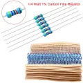 50Pcs- Tolerance 1% 4.7 Ohm Resistor 4.7 Ohm Carbon Film Resistor 4.7 Ohm 1/4W Resistance 0.25 Watt Fixed Resistors 2 Pin Leads. 