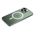 【World Supermarket 2021】(New) metal phone cases for iPhone 12 13 14 Pro Max cover 14 plus magnetic aluminum frame phone shell for iPhone 11 12 13 Pro Max mini. 