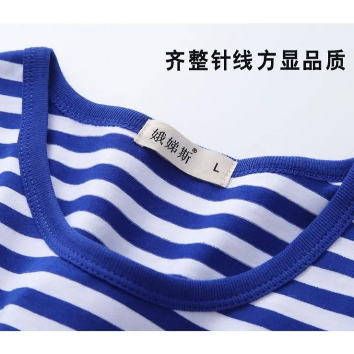 Summer%20plus-Sized%20plus%20Size%20Men's%20Short%20SleeveTT-shirt%20Overweight%20Man%20Large%20Men's%20Striped%20Navy-Striped%20Shirt%20ShirtT%20-%20Image%208