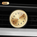 Universal Car Air Vent Mini Quartz Clocks Metal Vehicle Luminous Clock with Adhesive and Air Vent Clip Car Dashboard Clocks Fashion Accessories Suitable for Car SUV Truck Boat. 