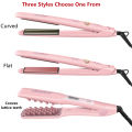 Ubeator -Ceramic Heating Fluffy Corrugation Straight Curly Hair Styling ToolCurved,Flat Irons-501. 