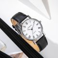 Fashion Creative Roman Scale Belt Watches for Men Casual Business Leather Band Watch Male Clock Wristwatch Montre Homme. 