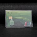 10pcs Waterproof Transparent Card Holder PVC Frosted Anti-magnetic Card Cover Business Credit ID Cards Card Protector Sleeves. 