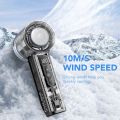 Premium Quality Mini Turbo Fan | High Speed Portable Cooling Fan for Summer | Rechargeable Handheld Fan | Compact Lightweight Design | Strong Airflow Personal Fan for Travel Outdoor Home Office Use. 