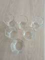Everyday Use good quality Strong Crystal Clear Unique design Heavy Sharbat Juice Lassie Glass Set 200 Ml 6 Piece.