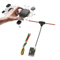 FPV ELRS Receiver 2.4GHZ Open Source RC Model Long Range Nano 2400RX Fixed Wing Long Range Aircraft Reception, Easy to Use Durable Fine Workmanship. 
