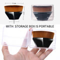 Multifunction Foundation Makeup Brush Flat Top Kabuki Hexagon Face Blush Liquid Powder Foundation Brush for Blending Liquid Cream or Powder Cosmetics with Protective Case. 