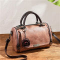 Fashion Women Shoulder Bag with Flower Pendant Ladies Totes Party Purse Boston Handbag Casual Female Messenger Crossbody Bags. 