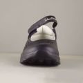 School Black Pu Leather Senior Girl'S Shoe. 