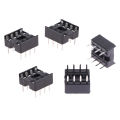 20pcs DIP-8PIC Round Hole 8 Pins 2.54MM DIP DIP8 IC Sockets Adaptor Solder Type 8 PIN Chip Base Circuit IC Connector Eatop. 