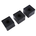 NCANRUI 10Pcs Microphone MarkFlag Mic Station-Cube Square Interview Box Stand Flags Shaped Holder Reporter Injection,Black.