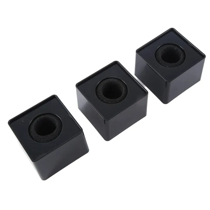 NCANRUI%2010Pcs%20Microphone%20MarkFlag%20Mic%20Station-Cube%20Square%20Interview%20Box%20Stand%20Flags%20Shaped%20Holder%20Reporter%20Injection,Black%20-%20Image%204