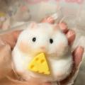 Taba Squishy Toy Mochi Toy Mushy Silicone Fuzzy Cute Hamster Handmade Squishy Toy Tabby Hamster Stress Release Hand Relax Gift.