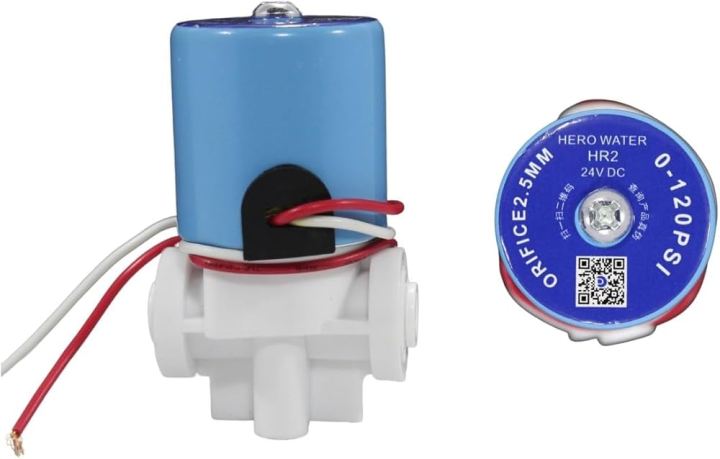Hero Solenoid Valve 24v SV For All Ro Water Purifiers Hero Genuine Sv (Blue and white)- 1 PC