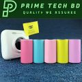 3 Pcs Yellow Color Self-Adhesive Waterproof Label Sticker Paper Rolls for Mini Photo & Thermal Printer - Size 57mm x 30mm. 