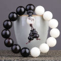 Bodhi Root Purple Sandalwood Eight-Diagram-Shaped Appetizer Bracelet Men's Single Circle Beads Mixed Beads Taoist Beads Yin and Yang Taoism Bracelet. 