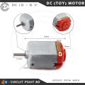 4Pcs DC 130 Motor 3V-6V 0.35-0.4A High Speed 8000RPM Mini DC Motor for Mini Fan,Hobby, Toy Car and DIY Electronics.. 