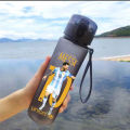 New 2024 FiFA Messi Ronaldo Neymar Football Star 560ML Large Capacity Water Cup Portable Plastic Outdoor Sport Water Bottle Gift. 