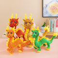 2024 Year of the Dragon Mascot Plush Toys Annual Meeting Cute Simulation Dragon Doll Year of the Dragon Mascot Doll Wholesale.