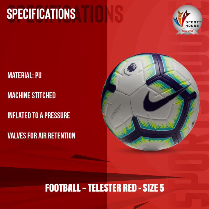 Football%20%E2%80%93%20Telester%20Red%20-%20Size%205%20-%20Image%203