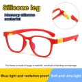 Anti-blue Light Kids Glasses Removable Silicone Children Boys Girls Computer Eye Protection Eyeglasses Ultra Light Frame.