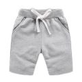 DE PEACH Unisex Summer Cotton Baby Boys Shorts Pants Teenager Kids Boys Girls Solid Casual Shorts For 1-12Years Children Clothes.