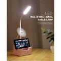 Rechargeable Led Table Lamp Touch Dimmable Desk Lamp Eye protection Reading Light For Kid With Phone Hoder Pen Holder. 