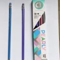 PEARLY RUBBER TIPPED GRAPHITE PENCIL (10pc Pencil+1pc Sharpener in every packet).