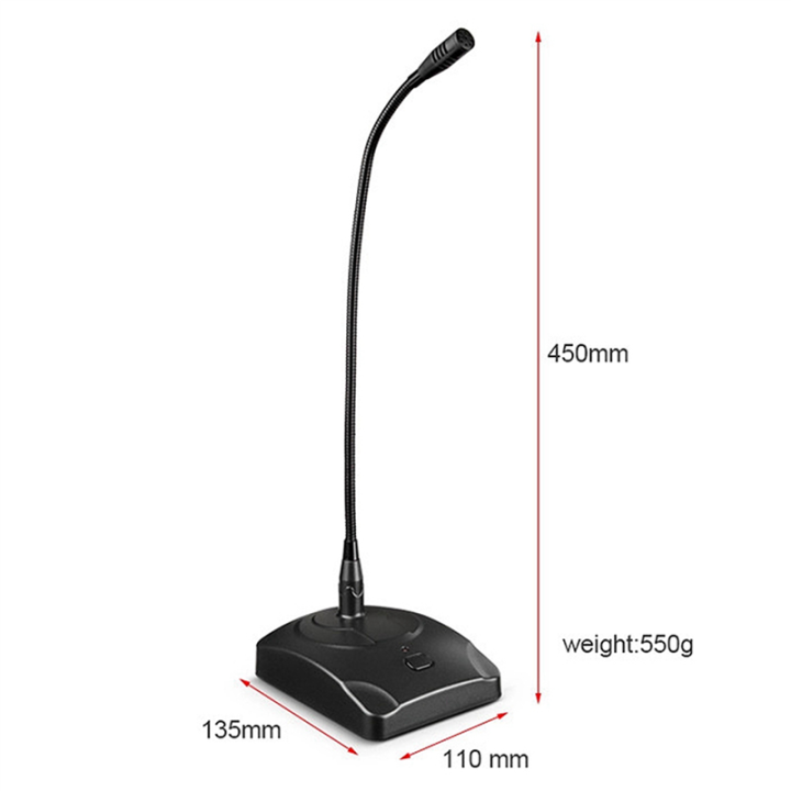 JDXHLAU%203X%20QR-501%20Wired%20Conference%20Microphone,%20Office%20Meeting%20Gooseneck%20Recording%20Microphone%20Condenser%20Microphone%20-%20Image%203