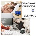 Smart Digital LED Snooze Voice Control DS 8082 Alarm Clock with Date Time Temperature Calendar Automatic Backlight. 