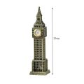 Metal World Famous Landmark Building Clock Gift Decoration Showpiece 23cm. 