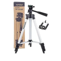 Tiktok Facebook Youtube Video Making Tripod 3110 / 3120 Camera Stand With Phone Holder Clip - Tripod - Tripod For Mobile. 