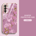 Love Bracelet case for Infinix Tecno Camon 18 Back Cover Bauhinia Flower Case Infinix Tecno Camon 18T 18P CH6 CH6n. 